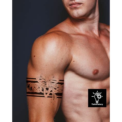 tatuajes en el biceps para hombres|Tatuajes de brazalete para hombre en el bíceps:。